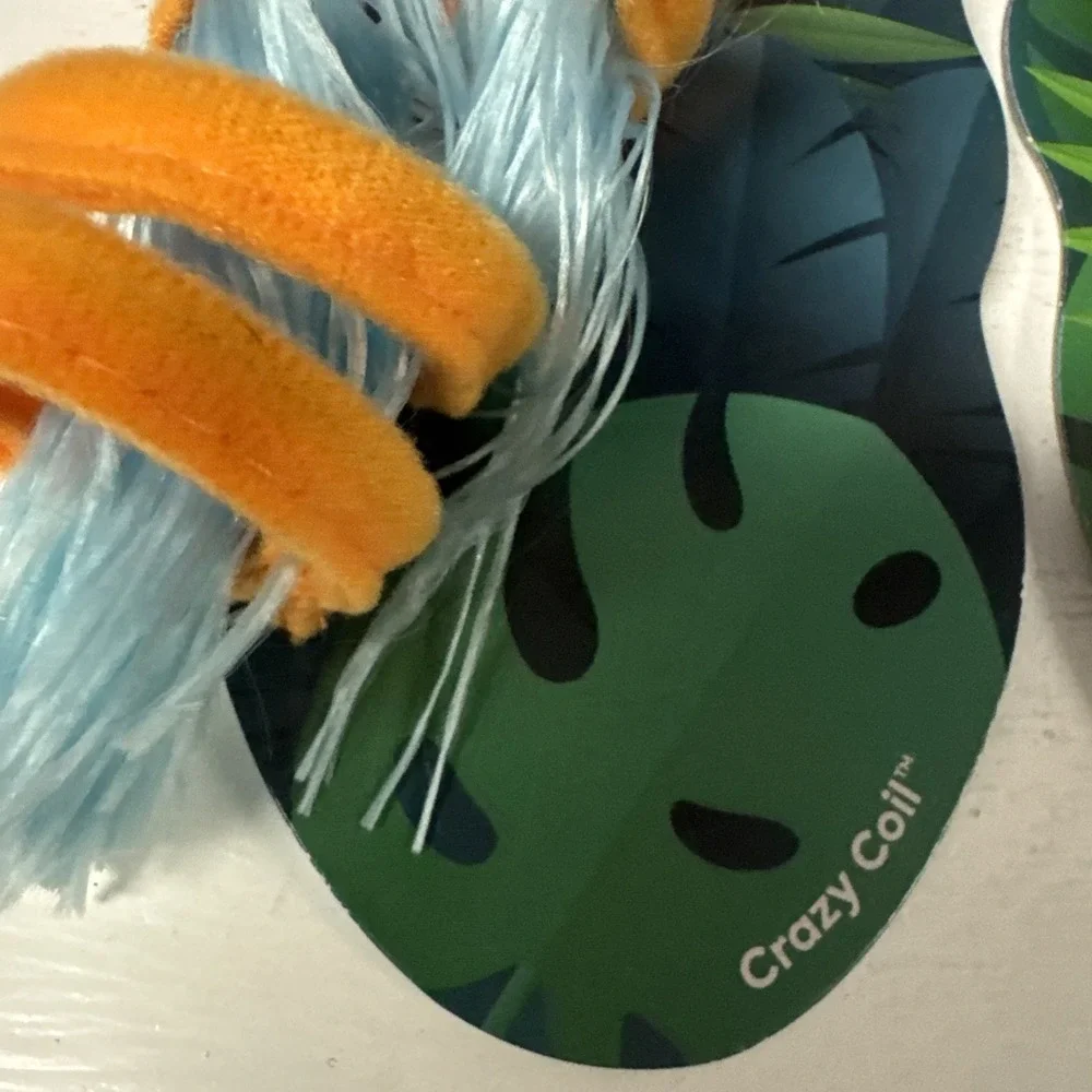 Lot Of 2 Smartykat Instincts CRAZY COiL + TRICKY TWISTER‎ Feather Plush Cat Toys
